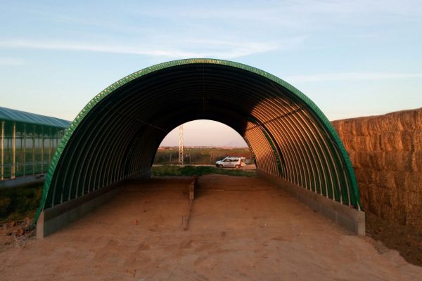 Cobertizo y túnel de lona Abristhor